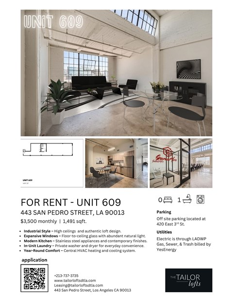 Floor plan for studio, 1 bath, 1491 sqft